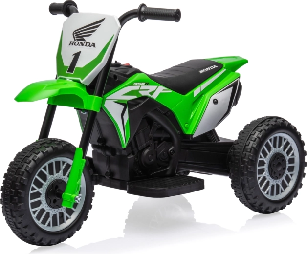Moto électrique pour enfant Milly Mally Honda CRF 450R verte (tricycle)
