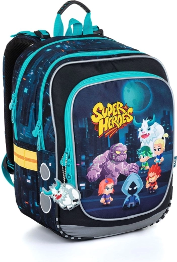 Sac à dos scolaire léger Topgal ENDY avec motif Yéti