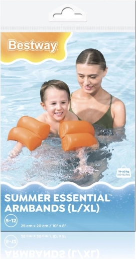 Brassards de natation gonflables pour enfants BESTWAY, orange 25 × 20 cm