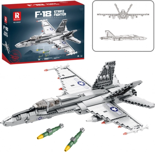 Blocs de construction Chasseur F-16 Fighting Falcon