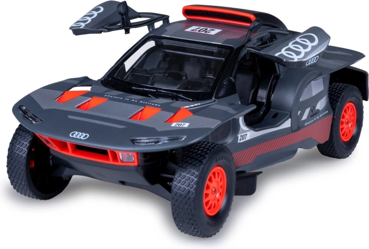 Modèle réduit métallique de collection Audi RS Q e-tron 1:24 gris