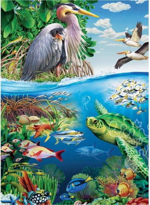 Puzzle familial Jour de la Terre 350 pièces COBBLE HILL