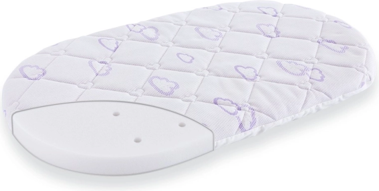 Matelas Träumeland pour couffin en osier Sleepy 70 × 37 cm
