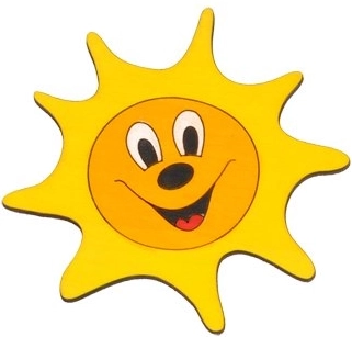 Poignée de meuble en bois Soleil