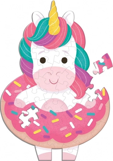 Puzzle Licorne Colorée Parfumée 48 pièces