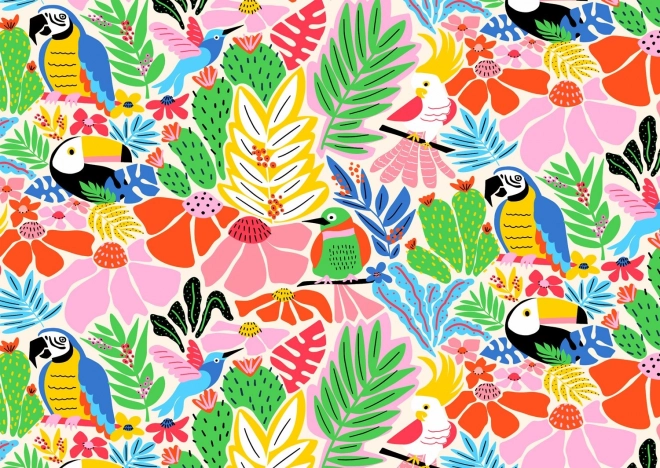 Puzzle Jungle joyeuse 1000 pièces