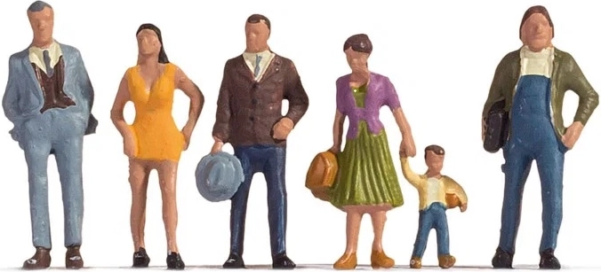 Lot de figurines Noch – Passants en ville (H0)