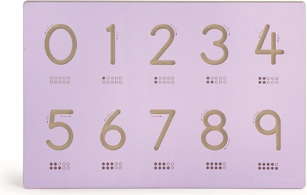 Panneau interchangeable avec chiffres 60 × 40 cm