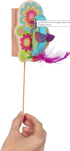 Heurtoir de porte colibri Tiki goki66 - 1 pièce
