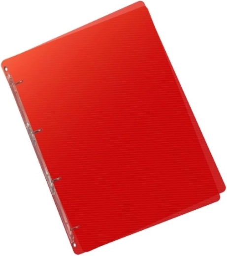 Classeur à anneaux A5 rouge
