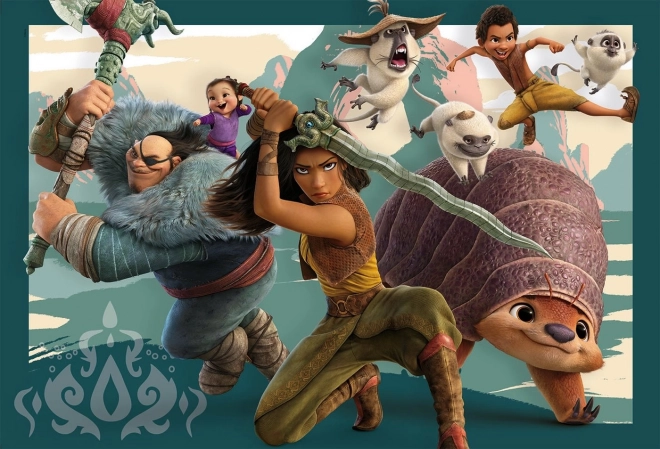 Puzzle Raya et Dragon MAXI 104 pièces Clementoni