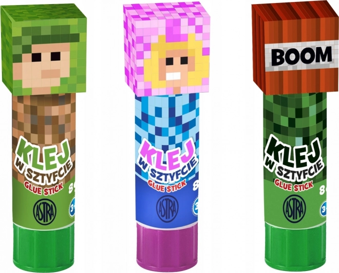 Astra bâton de colle 8 g – Pixel One (assortiment de couleurs)