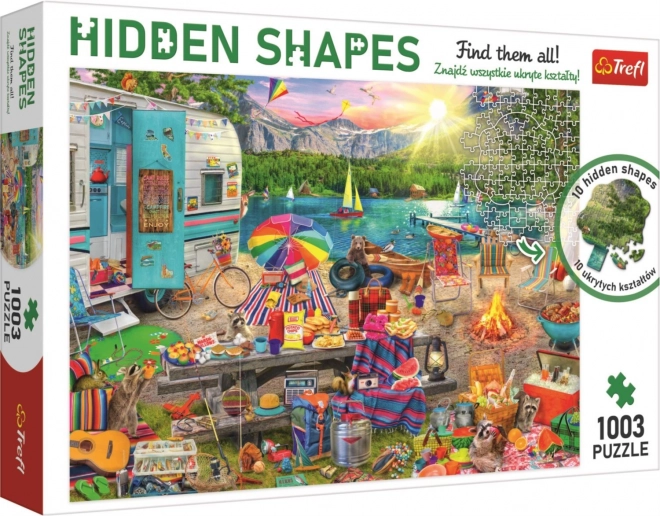 Puzzle Hidden Shapes – escapade en camping-car