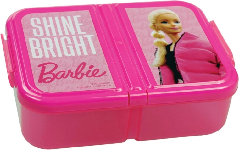 Boîte à goûter Barbie à plusieurs compartiments