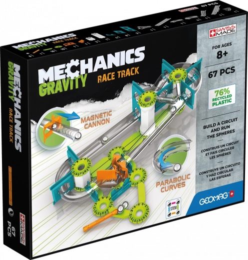 Jeu de construction magnétique GEOMAG Mechanics Gravity, 67 pièces
