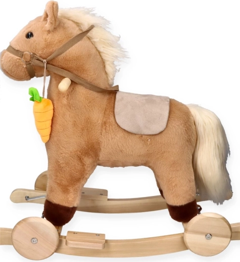 Cheval à bascule avec carotte