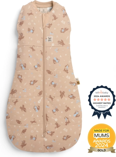 ErgoPouch couverture d’emmaillotage et gigoteuse 2-en-1 Cocoon Melody 2,5 TOG