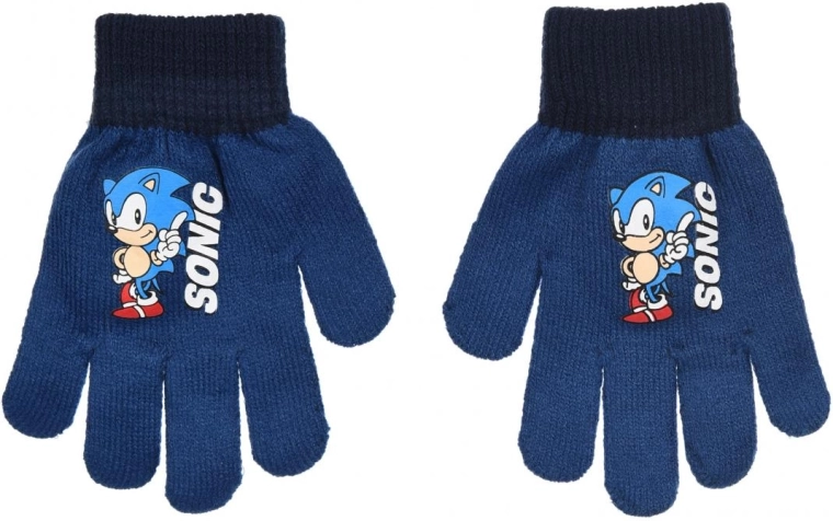 Gants d’hiver pour enfant Sonic - 1 pièce