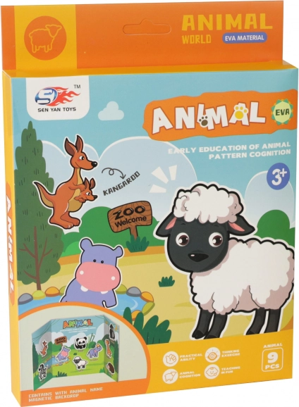magnets animaux en mousse – kit créatif pour enfants