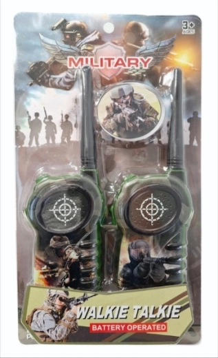 Talkies-walkies militaires pour enfants (walkie-talkies) à piles