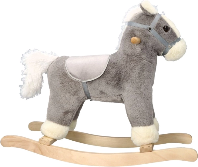 Cheval à bascule en peluche Siwek