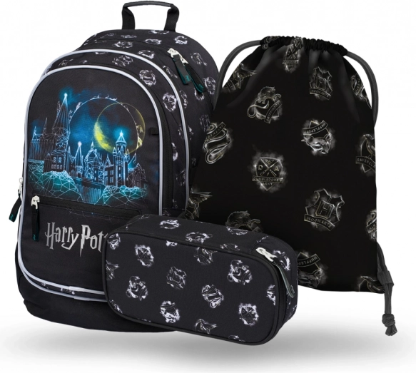 Ensemble scolaire BAAGL Harry Potter Poudlard – sac à dos, trousse et sac