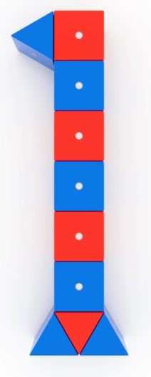 Blocs magnétiques en bois WABI 120 pcs avec aimants mobiles