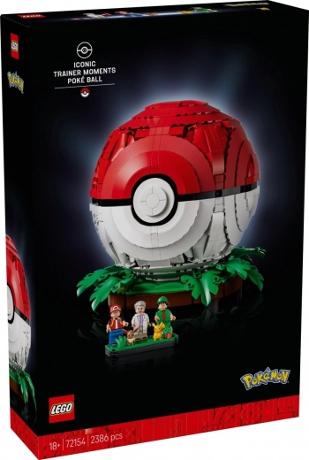 LEGO Pokémon Poké Ball emblématique avec entraîneurs
