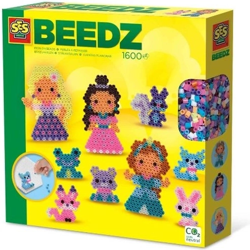 SES Creative Beedz perles à repasser princesses et petits animaux