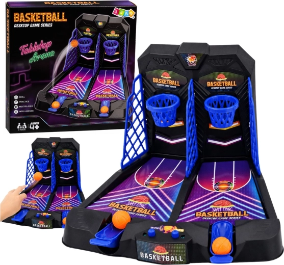 Mini basket-ball de table – jeu d’arcade double pour 2 joueurs - 1 pièce