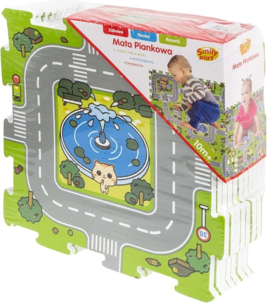 Tapis puzzle en mousse Ville – routes pour petites voitures