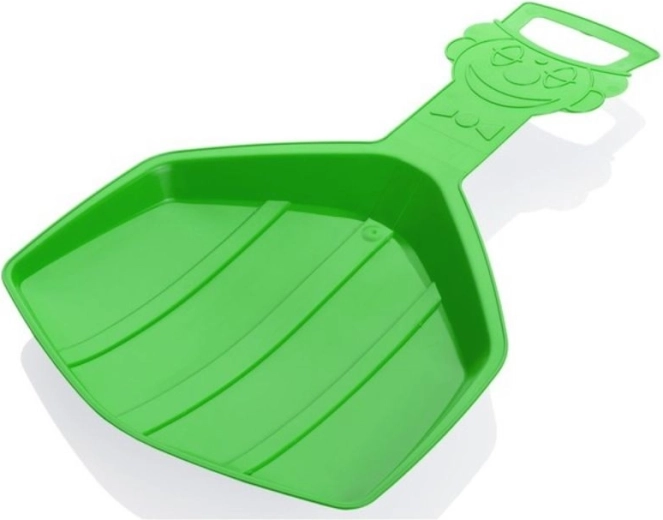 Luge plate Clown – verte