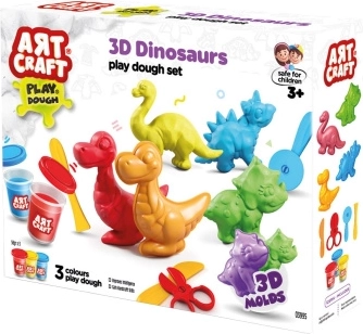 Kit de modelage Art Craft dinosaures 168 g