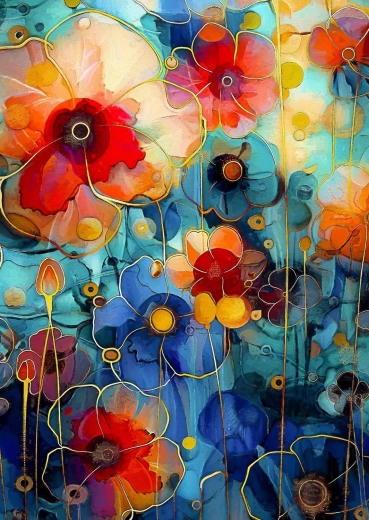 Puzzle Enjoy Son jardin de fleurs sauvages 1000 pièces