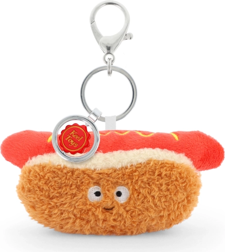 Porte-clés de sac Keeleco Hot Dog 12 cm