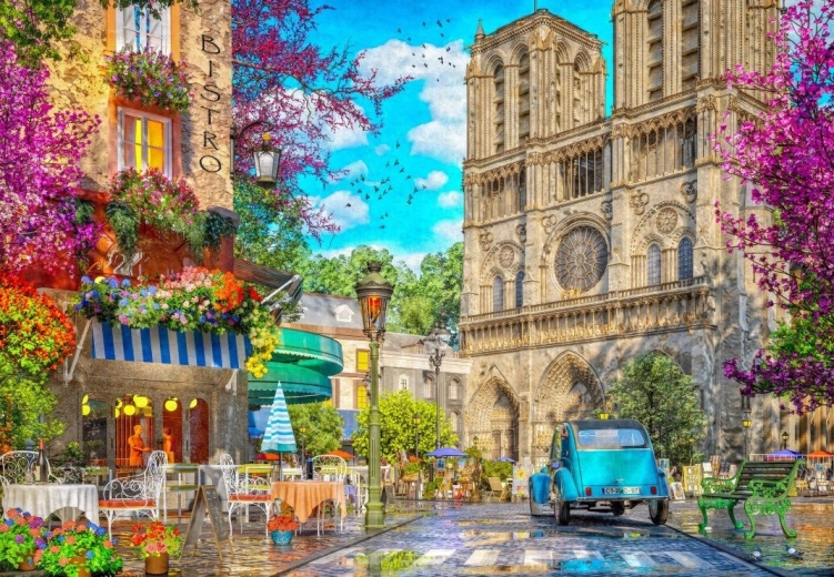Puzzle BLUEBIRD Après-midi à Notre-Dame – 1000 pièces