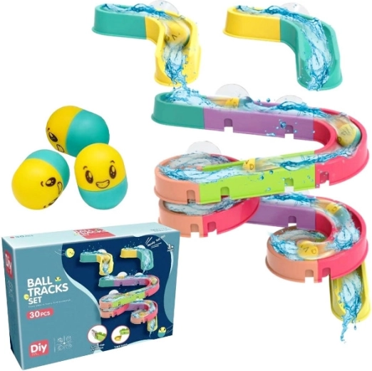 Piste aquatique de bain – set de 30 pièces