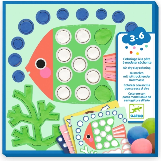 Djeco set de pâte à modeler Monde sous-marin
