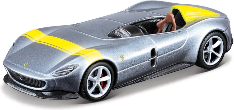 Maisto Speed Icons Ferrari Monza SP1 argent-jaune 1:64