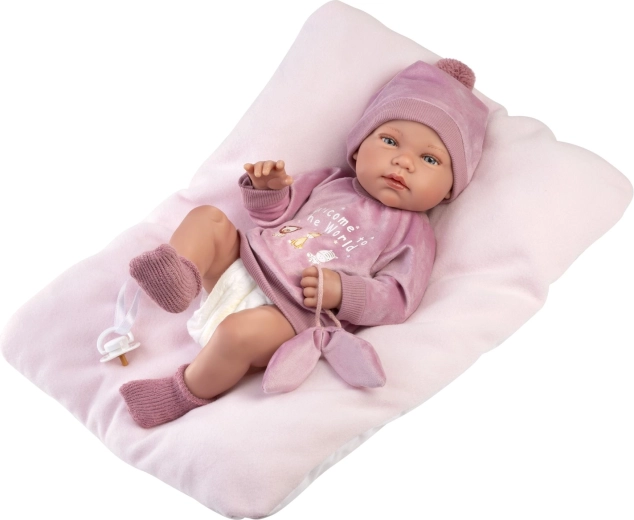 Llorens New Born petite fille – poupée bébé réaliste 43 cm