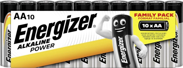 Piles alcalines Energizer AA LR6 Family Pack 10 pcs