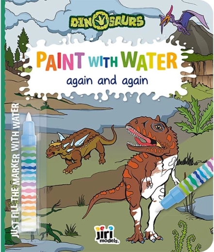 Coloriages à l’eau Dinosaures