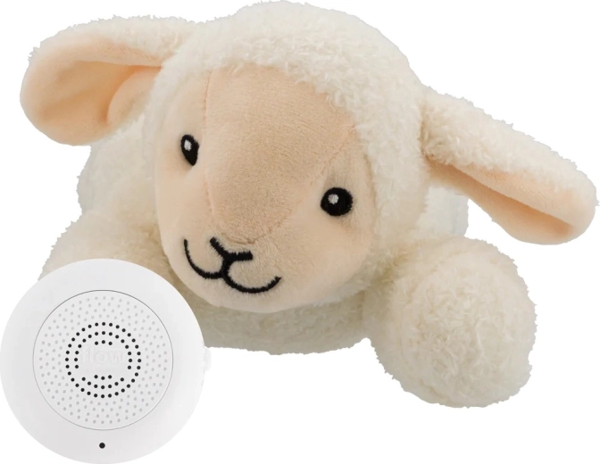 Peluche Flow Amsterdam avec son de battements de cœur Rosie beige