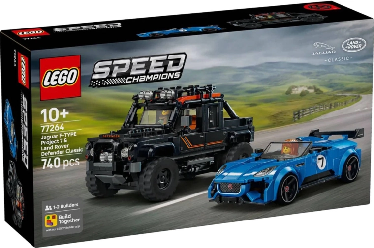 LEGO Speed Champions Jaguar Project 7 et Land Rover Defender