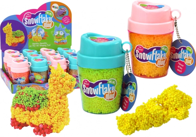 Pâte de polystyrène malléable jaune en gobelet