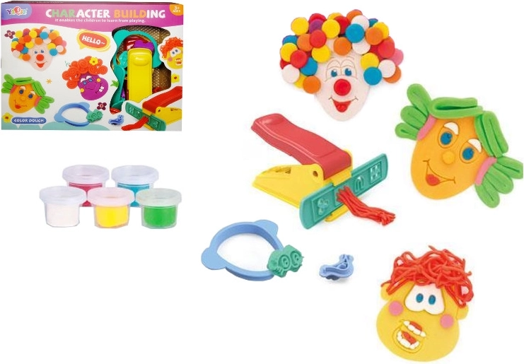 Pâte à modeler – visages et coiffures