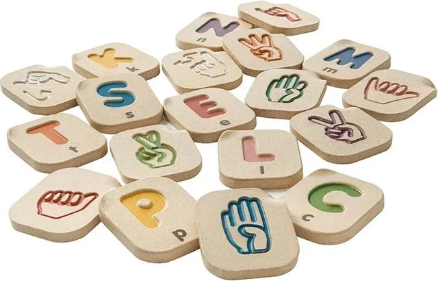 Alphabet en langue des signes PlanToys