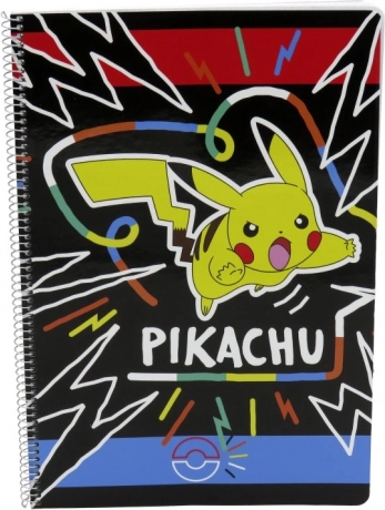 Pokémon bloc A4 à anneaux - Édition Colourful
