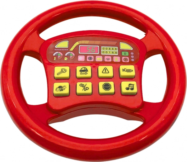Volant Rouge Interactif avec Sons