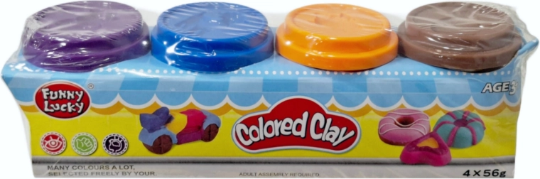 Pâte à modeler souple 4 couleurs au parfum fruité SWEDE